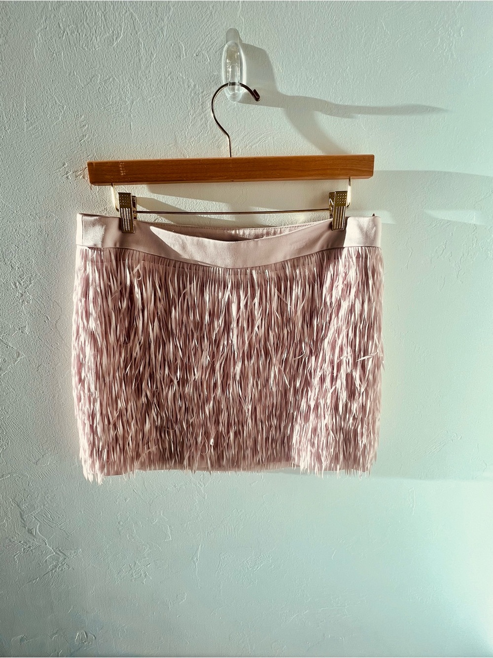 Express Blush Pink Mini Skirt